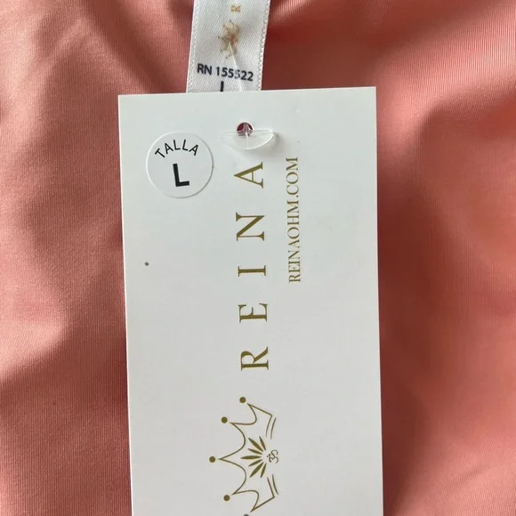 NWT REINA Bikini Swimsuit Rose Pink Large - Picture 12 of 13